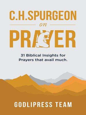 cover image of C. H. Spurgeon on Prayer